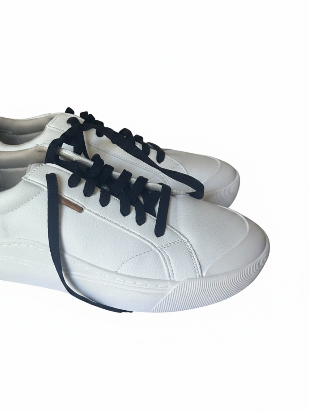 Dr Scholls women’s White Casual Sneakers with Black Laces. Size 9